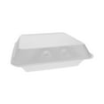 thumbnail image 1 of Pactiv Corp. YHLW10010000 SmartLock 9.5 in. x 10.5 in. x 3.25 in. Hinged Foam Containers - X-Large, White (250/Carton), 1 of 3