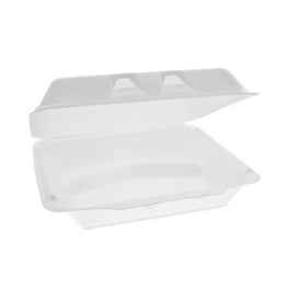 SmartLock Foam Hinged Lid Container, X-Large, 3-Compartment, 9.5 x 10.5 x 3.25, White, 250/Carton SmartLock Foam Hinged Lid Container, X-Large, 3-Compartment, 9.5 x 10.5 x 3.25, White, 250/Carton