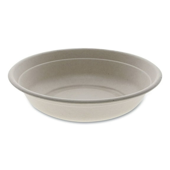 Pactiv Corp. YMC508BWL32P 32 oz EarthChoice Fiber-Blend Bagasse Dinnerware Bowl - Natural (400/Carton)