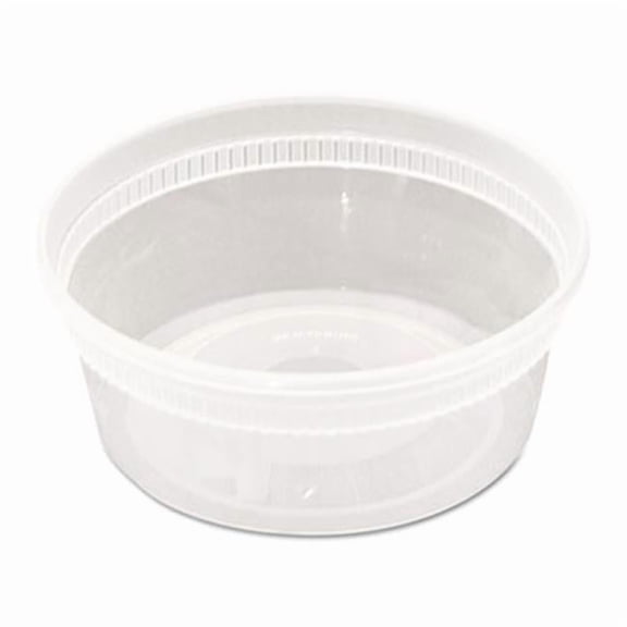 Pactiv Corporation PC Container Microwavable Combo- Clear- 8 Oz.