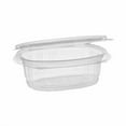 thumbnail image 1 of Pactiv Earth Choice PET Hinged Lid Deli Container, 12 Oz., 4.92" x 5.87" x 1.89", Clear, 200 Per Carton - PCT0CA910120000, 1 of 2