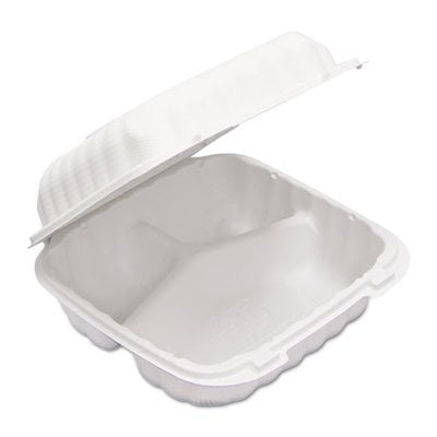 Pactiv EarthChoice SmartLock Microwavable Hinged Lid Containers YCN80903
