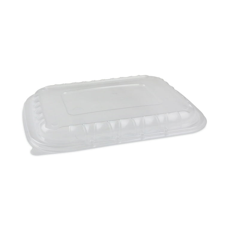 EarthChoice Entree2Go Takeout Container Vented Lid, 11.75 x 8.75 x 0.98, Clear, Plastic, 200/Carton EarthChoice Entree2Go Takeout Container Vented Lid, 11.75 x 8.75 x 0.98, Clear, Plastic, 200/Carton