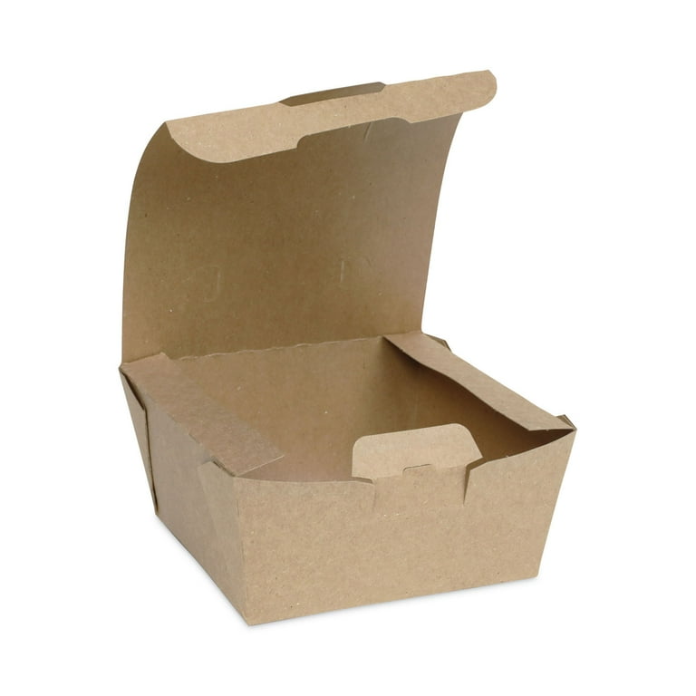EarthChoice Tamper Evident OneBox Paper Box, 4.5 x 4.5 x 3.25, Kraft, 200/Carton EarthChoice Tamper Evident OneBox Paper Box, 4.5 x 4.5 x 3.25, Kraft, 200/Carton