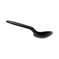 thumbnail image 1 of Pactiv Meadoware Cutlery, Medium Heavyweight Soup Spoon, Plastic, Black, 1,000/Carton, 1 of 4