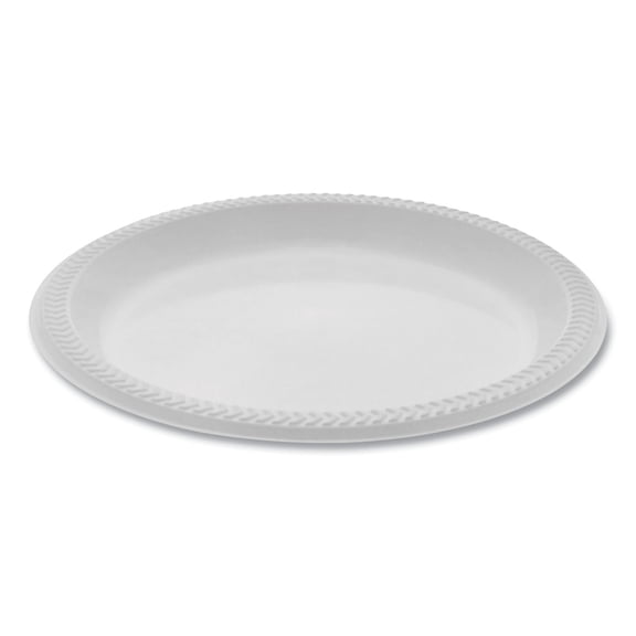 Pactiv Meadoware Ops Dinnerware, Plate, 8.88" Diameter, White, 400/carton