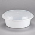 thumbnail image 1 of Pactiv NC729W 32 oz Micro Container Lid Combo Plastic, White - Case of 150, 1 of 6