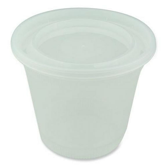 Pactiv Newspring DELItainer Microwavable Container, 32 oz, 5.5 x 5.5 x 4.9, Clear, Plastic, 200/Carton