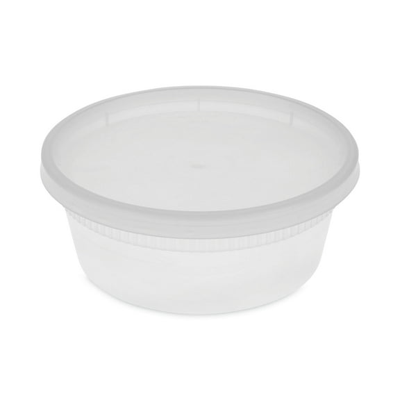 Pactiv Newspring DELItainer Microwavable Container, 8 oz, 1.13 x 2.8 x 1.33, Clear, Plastic, 240/Carton