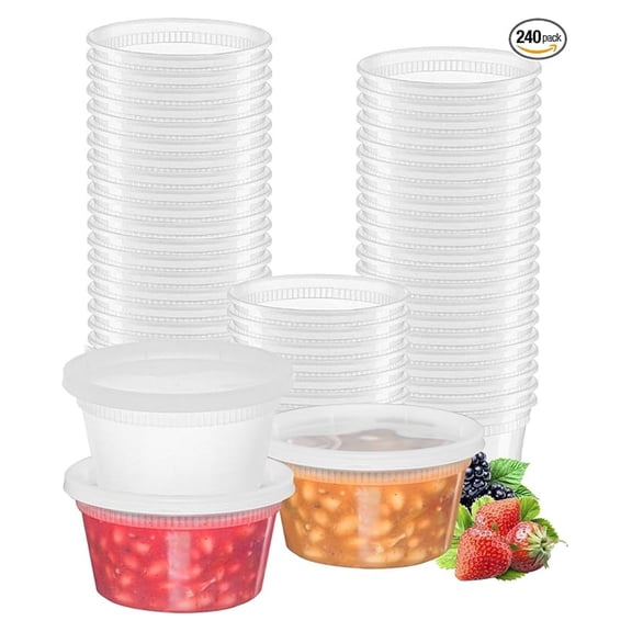 Pactiv/Newspring YL2512 Delitainers [240] 24 oz Deli Containers With Airtight Lids, Food Storage/Soup Containers