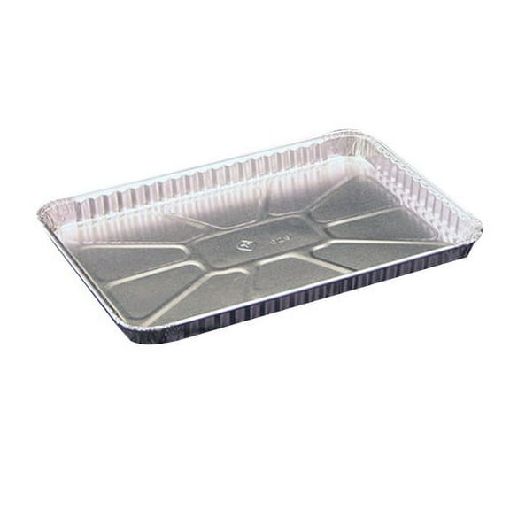 Pactiv Oblong Danish Full Curl Cake Pan Silver, 22 oz., 9.5" Length Top Outside x 6.875" Width Top Outside | 500/Pack