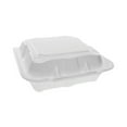 thumbnail image 1 of Pactiv, PCTYTD18801, 2-tab HL Conventional Foam Container, 150 / Pack, White, 1 of 9
