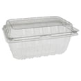 thumbnail image 1 of Pactiv RPET Hinged Clamshell Berry Container, Clear, 1 lb. | 360/Case, 1 of 4