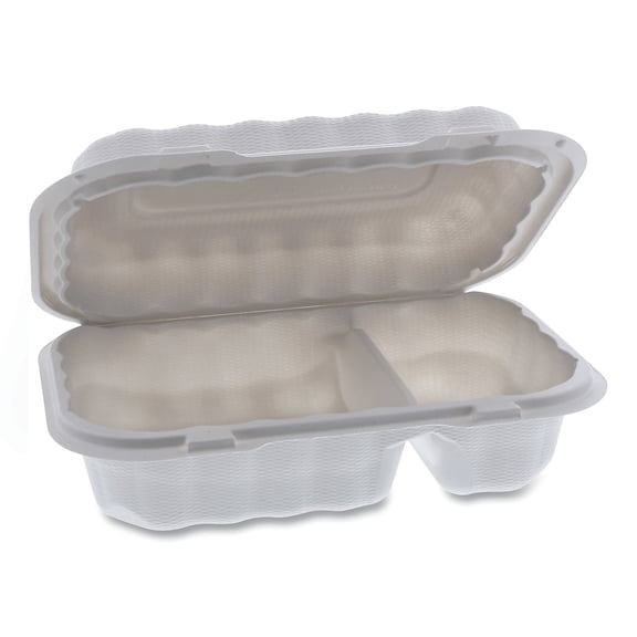 Pactiv SmartLock Hinged-Lid Container, 2-Compartment, 270/CT (PCTYCN809620000)