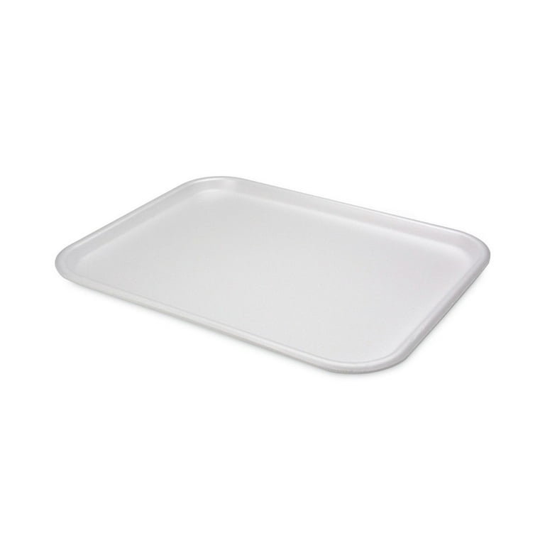 Supermarket Tray, #1216, 16.25 x 12.63 x 0.63, White, Foam, 100/Carton Supermarket Tray, #1216, 16.25 x 12.63 x 0.63, White, Foam, 100/Carton