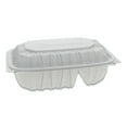 thumbnail image 1 of Pactiv Vented Microwavable Takeout Container 2-Compartment White 170/Carton, 1 of 6