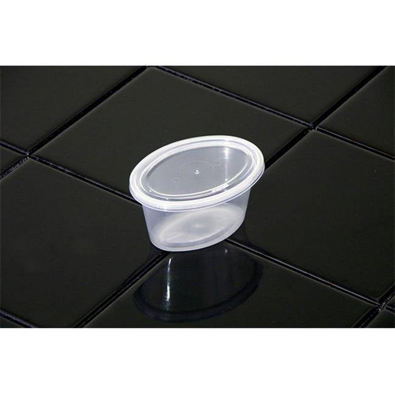 Pactiv YE502 Ellipso 2 Oz Clear Portion Cup, Microwave Safe, Stackable ...