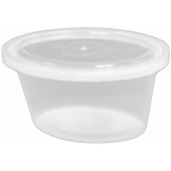 Pactiv YE502 Ellipso 2 Oz Clear Portion Cup - 1000 / CS