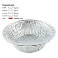 thumbnail image 1 of Pactogo Disposable Aluminum 5 3/4" Meat Pot Pie Extra Deep Pan Baking Tin (Pack of 50), 1 of 6
