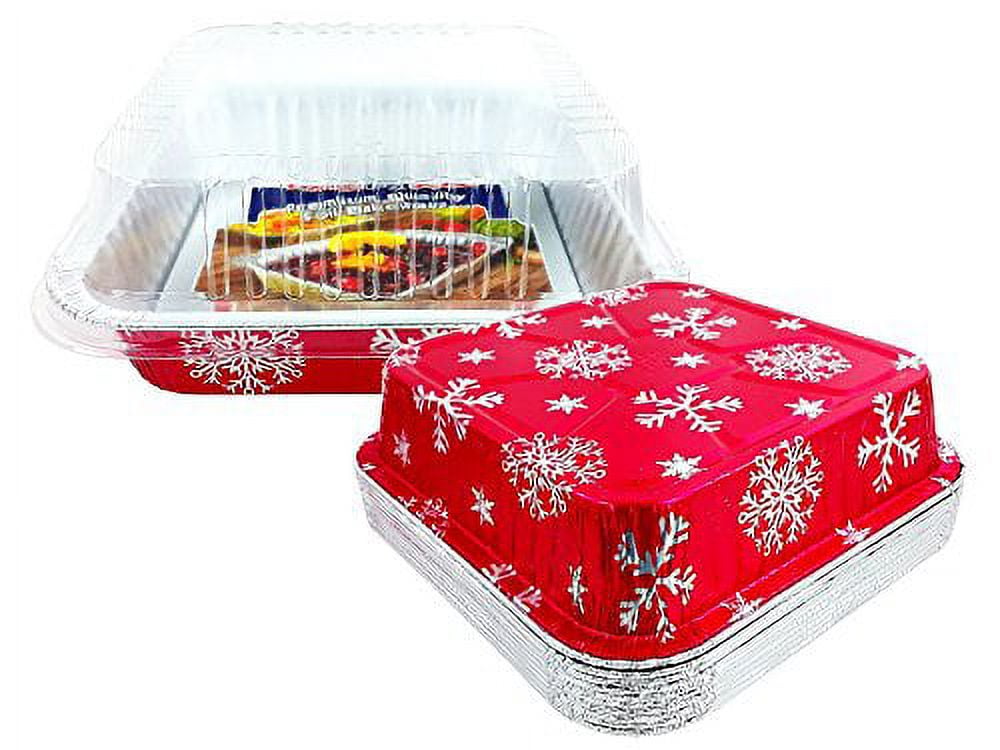 HOMSFOU 25pcs Corrugated Cake Tray Mini Pan Banana Cake Christmas