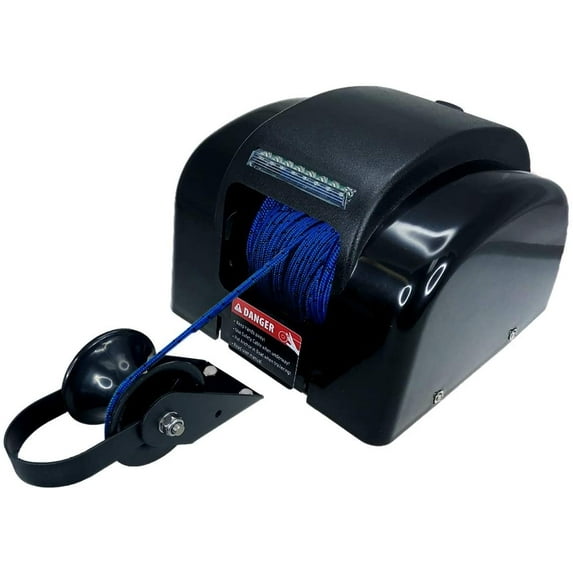 Pactrade Black Marine Boat LED Light Electric Anchor