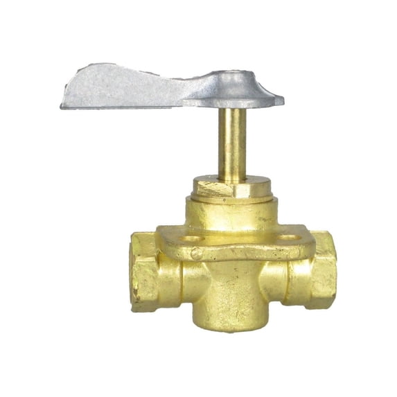 Pactrade Marine Boat Fuel Tank 3 Way Female Horizontal Shut Off Valve 1/2" NPT