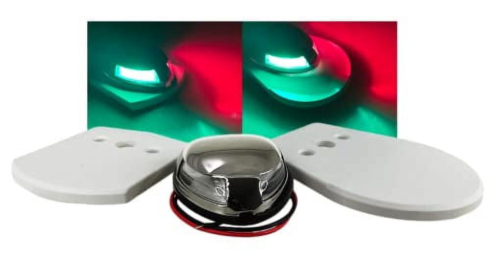 Pactrade Marine Boat Horizontal Mount SS304 Navigation Light 1NM LED ...