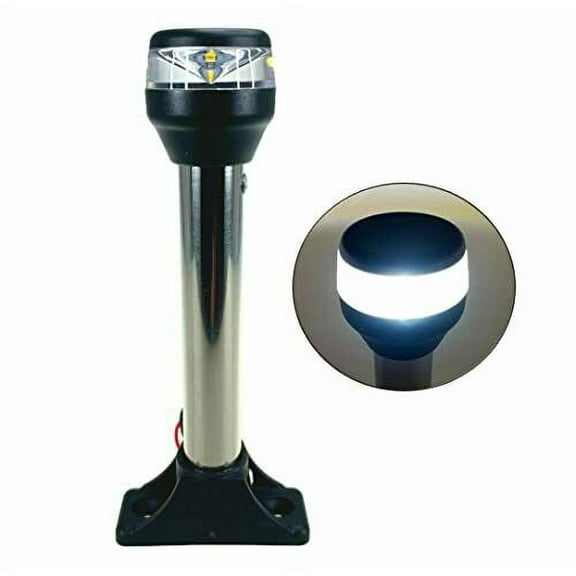 Pactrade Marine Boat LED All Round Anchor Navigation Light Black Housing Nature