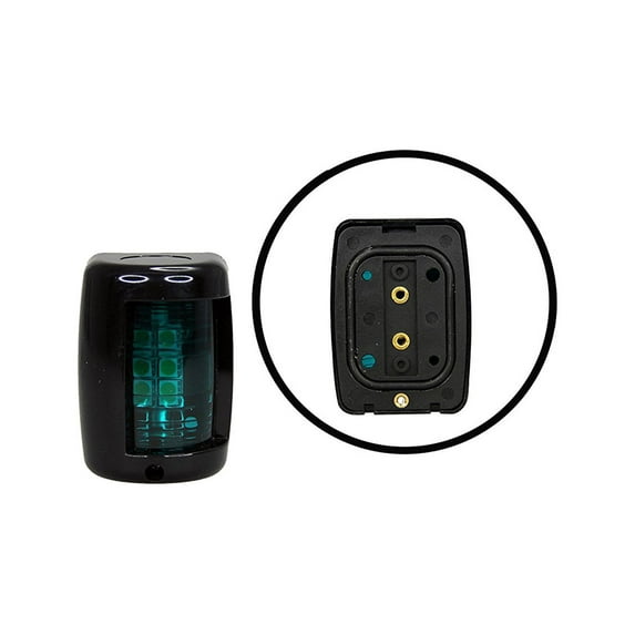 Pactrade Marine Boat Mini Green Starboard LED Navigation Light 12v up to 1NM