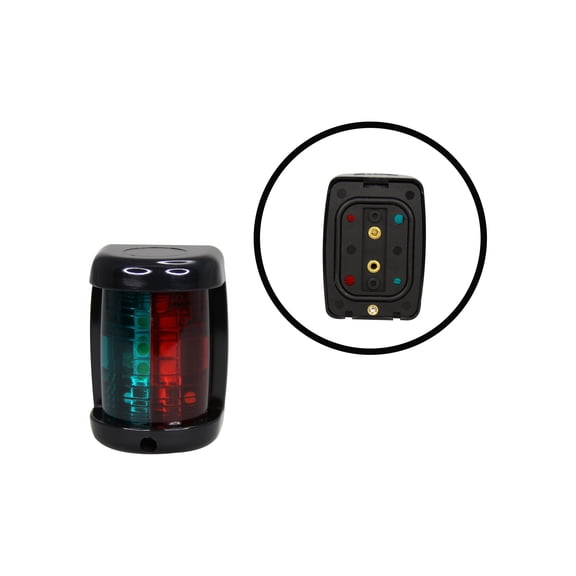 Pactrade Marine Boat Mini Red&Green Combination Bow LED navigation Light 12v 2NM