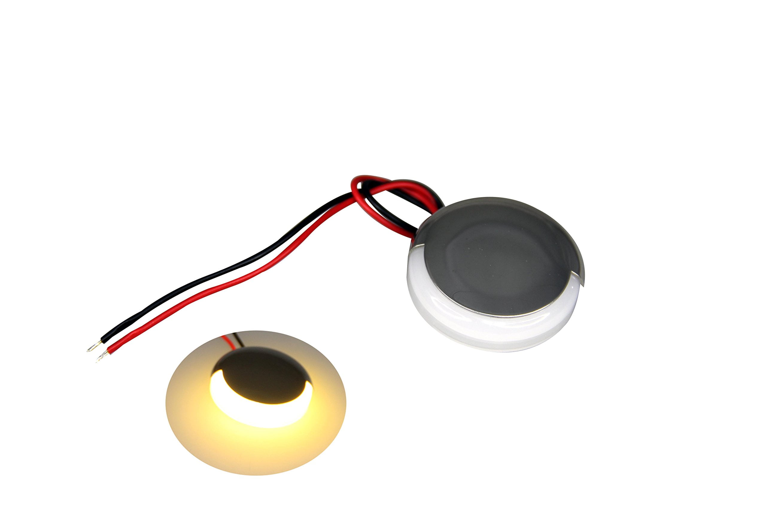 316 Stainless Steel Light Pactrade Marine 27 LED Underwater Boat Light - Blue Stainless Steel 316 Pontoon Lighting Stainless Steel Boat Lights Blue