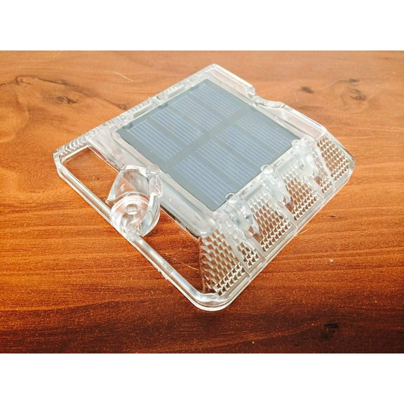 Pactrade Marine Boat RV Solar Powered LED Dock Light PC Cool White 12V IP68 30 Degrees