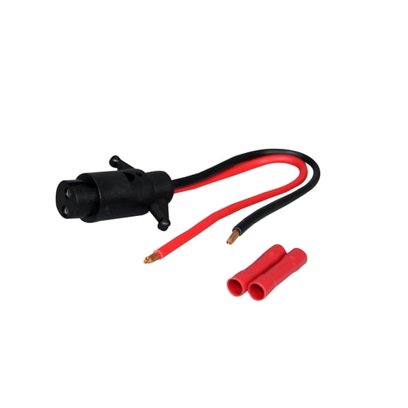 Pactrade Marine Boat Trolling Motor Female Side Connector Plug 2-Wire 8 Gang 12V