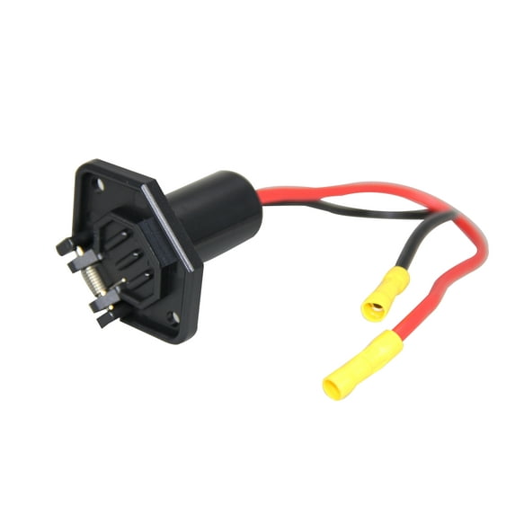 Pactrade Marine Boat Trolling Motor Female Socket Connector 12V 2-Wire 10 Gauge