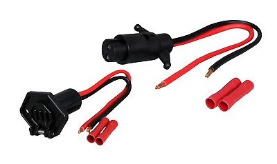 Find Pactrade Marine Boat Trolling Motor Plug &amp; Socket Set 2-Wire 12V 8 Gauage 8AWG In Colorado