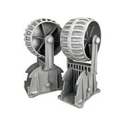 Pactrade Marine Flip-up عجلات زورق قابلة للسحب زوج نايلون قابل للنفخ قارب إطلاق عجلات / قارب دوللي
