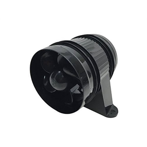 Pactrade Marine High Performance ABS Turbo in Line Bilge Blower, 12V, Black