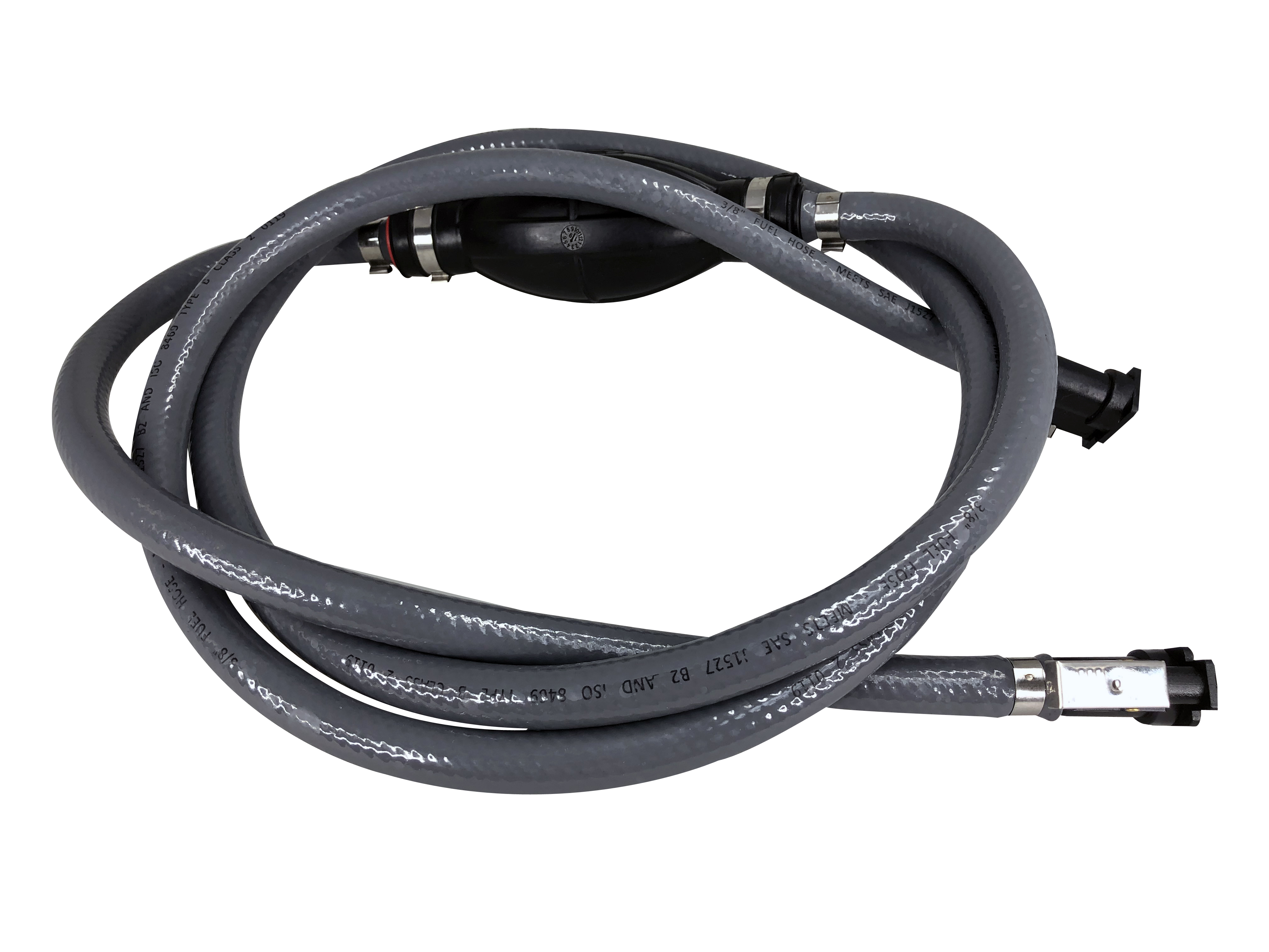 3/8" Fuel Line Assembly With Primer Bulb For Johnson/Evinrude Outboard Motors