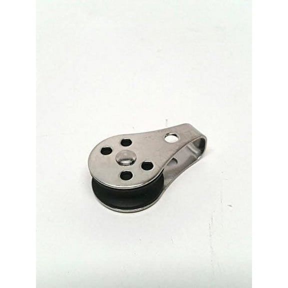 Pactrade Marine Kayak Canoe Boat SS316 Marine Pulley Block w/ Nylon Sheave