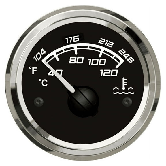 Pactrade Marine Kus Boat Water Temperature Gauge Meter 2" Backlight 40-120 Celsius
