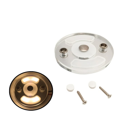 Pactrade Marine LED Ceiling Courtesy Light Arcrylic Mirror Finished Touch Switch