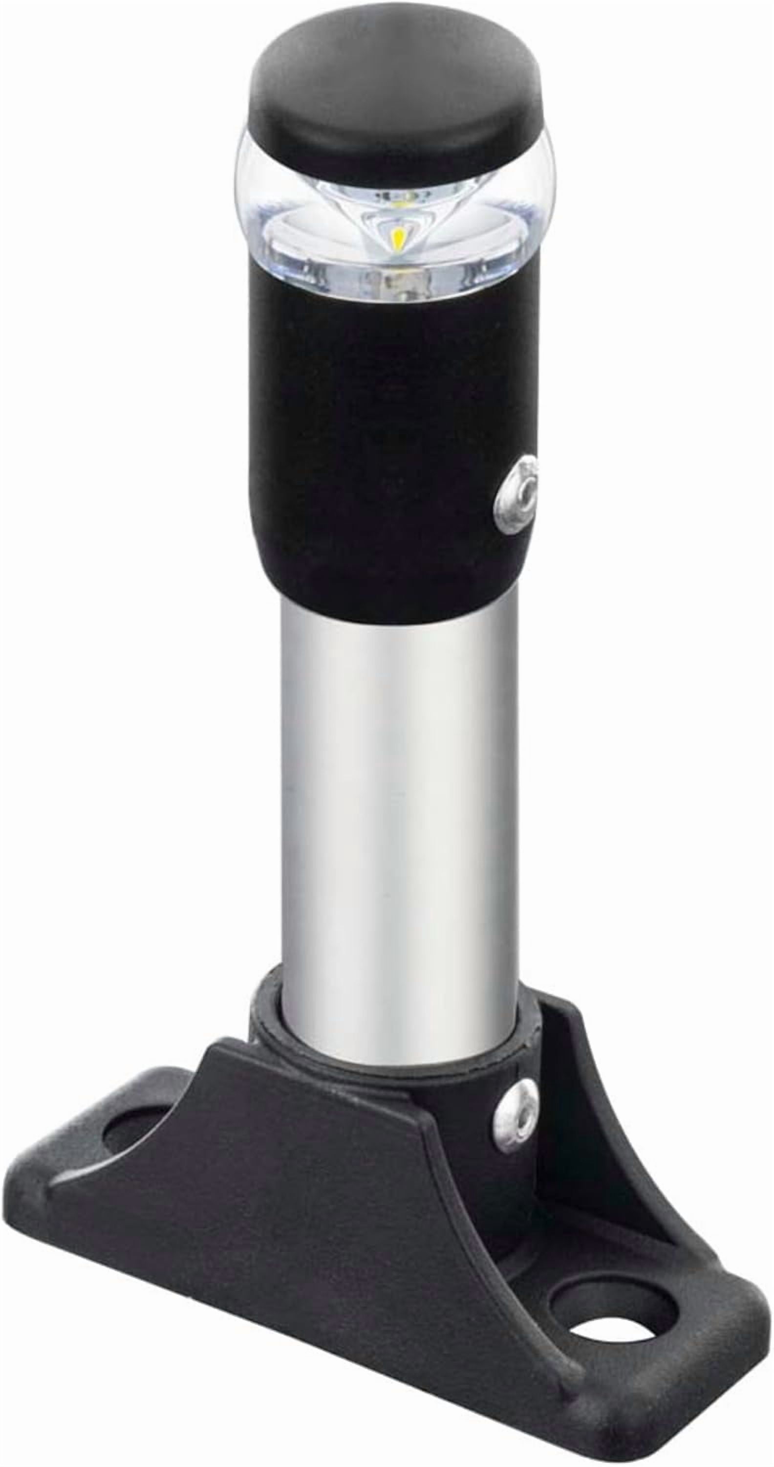 Pactrade Marine Navigation Lights for Boats LED - 4.5 Inch All-Round Stern Light (Fixed Base, Surface Mount) for Night Boating - 52-Lumen Pontoon, Kayak, Jon Boat Accessories (DC10-30V)