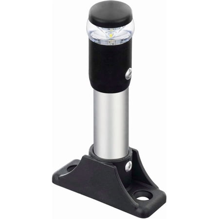 Pactrade Marine Navigation Lights for Boats LED - 4.5 Inch All-Round Stern Light (Fixed Base, Surface Mount) for Night Boating - 52-Lumen Pontoon, Kayak, Jon Boat Accessories (DC10-30V)