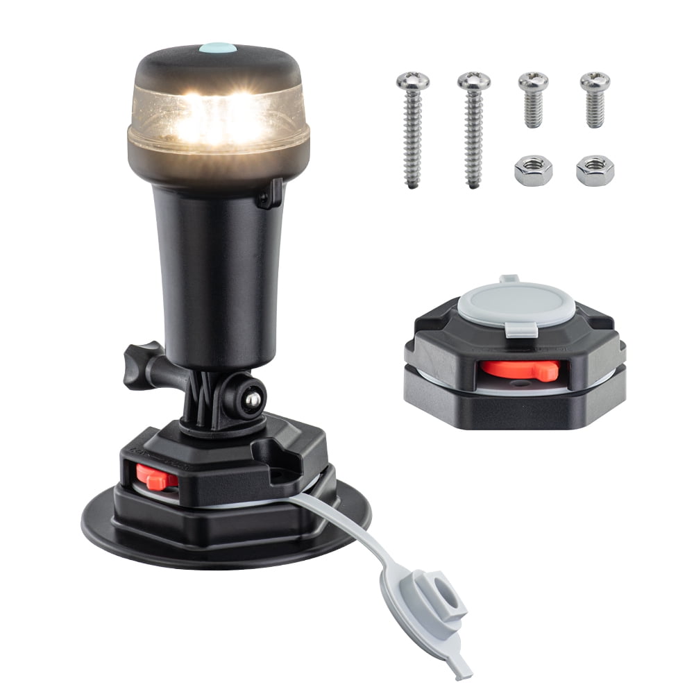 Pactrade Marine Navigation Lights for Boats LED - White Battery Powered Nav  Lights for Boats - Surface Mounts (Flat), Swivel Base, 2-Mode Operation -  1NM Waterproof - Walmart.com, image size:1000x1000