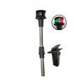 thumbnail image 1 of Pactrade Marine Navigation Red Green Angled Pole Bow Light and 2-Prong Pole Base, 1 of 5