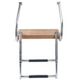 thumbnail image 1 of Pactrade Marine Platform Ladder, Stainless Steel Inboard Teak, 1 of 4
