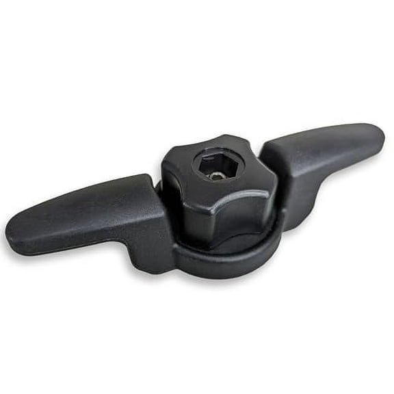 Pactrade Marine Rail Mount Line Cleat Kayak Track Accessory - Secure Gear, Tow Lines, Anchor Ropes, & More - Compact, Durable, Easy to Install & Use