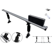 Pactrade Marine Trolling Motor Rack Fishing Kayak Trolling Motor Mount Scupper Holes 43.5" Tracks Aluminum Outboard Mounting Bracket Holder Kit Sliding Mechanism