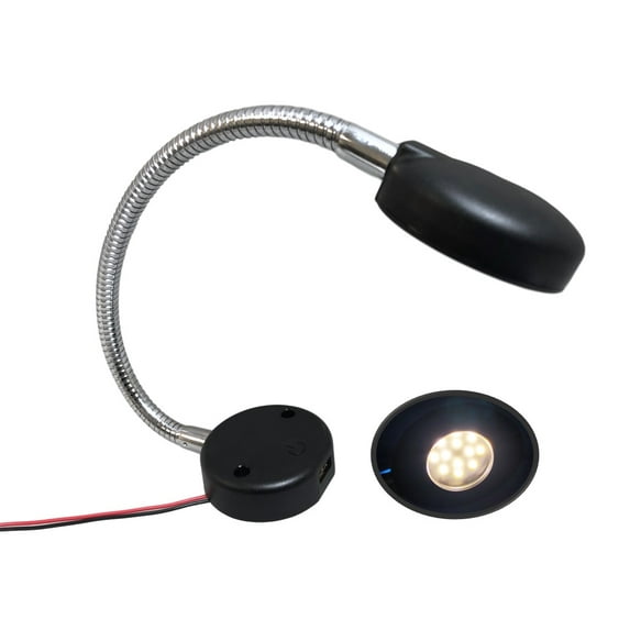 Pactrade Marine White LED Flexible Chart Reading Light USB Charger Touch Switch