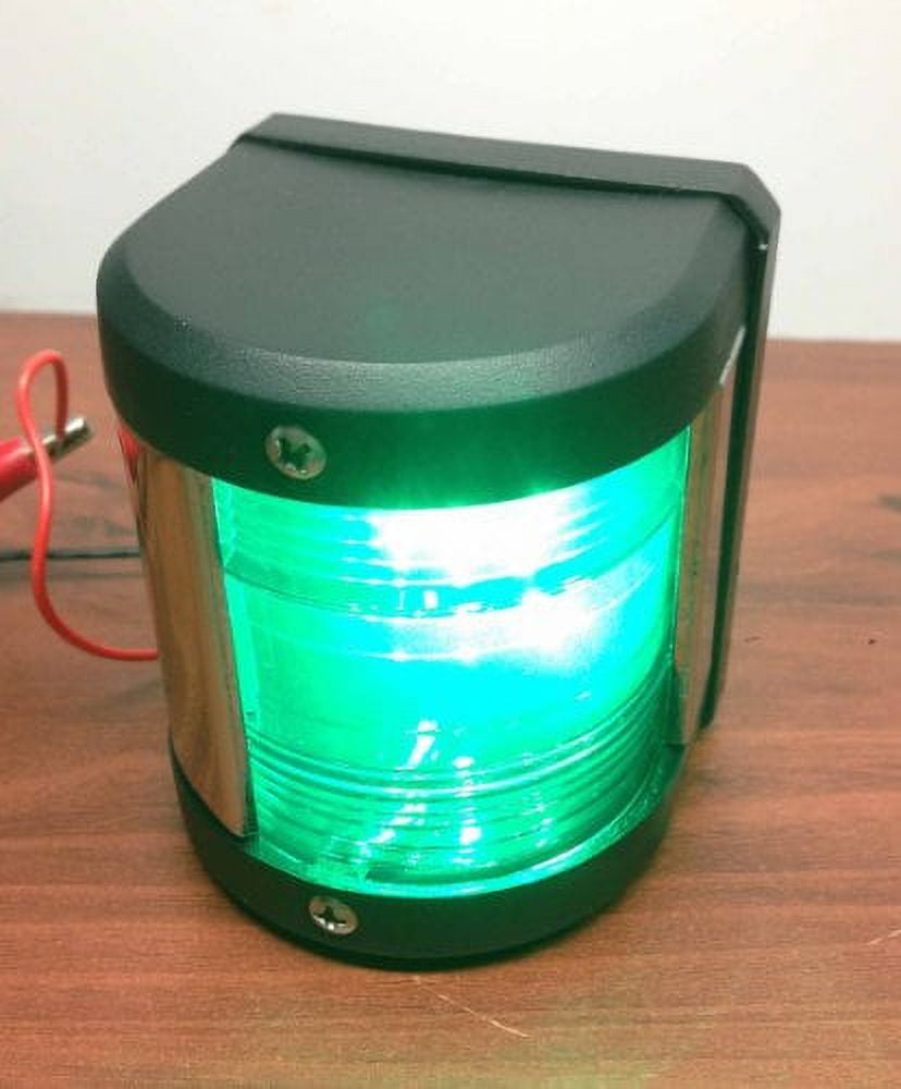 Pactrade marine boat green starboard LED navigation light up to 1 nm 12 ...